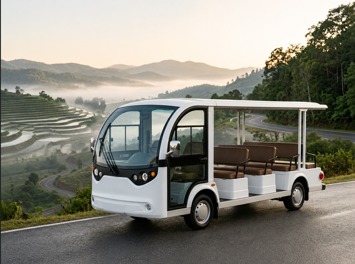 8 Seater Close Body SigthSeeing Bus